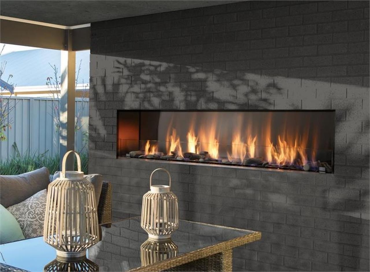 stunning barbara jean 72" outdoor linear fireplace colorado hearth and home outdoor fireplace kits for sale photo