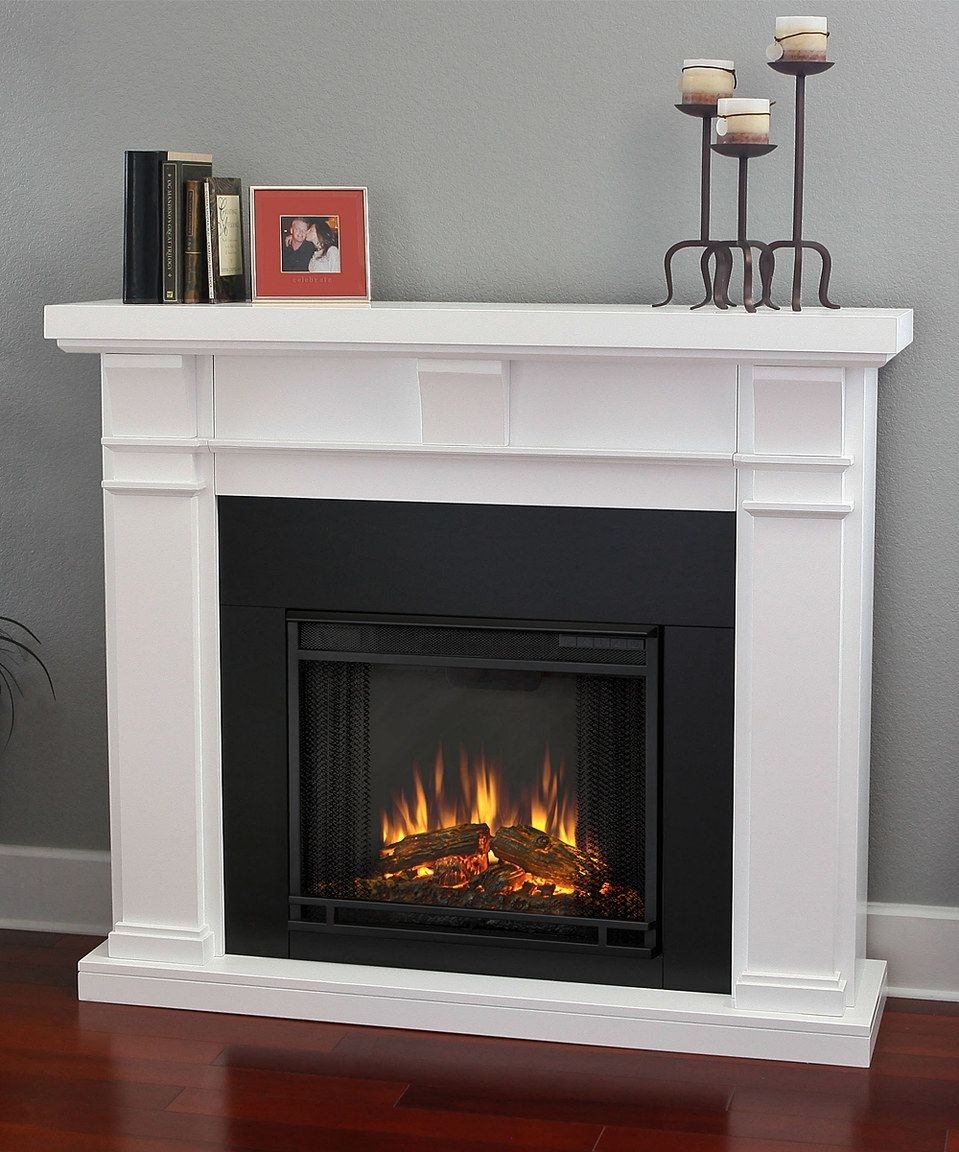 stunning real flame white porter electric fireplace | white electric fireplace petite foyer electric fireplace image