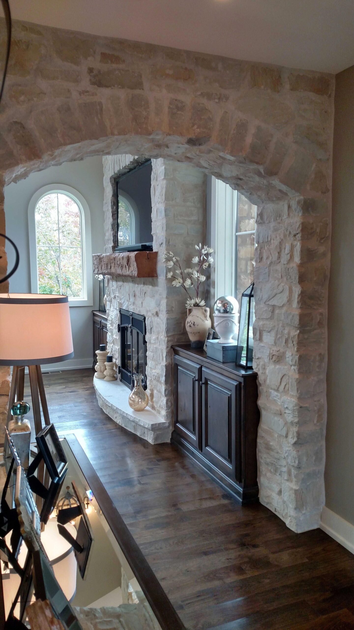 stunning tuscan design guest bathroom #tuscandesign | stone veneer fireplace stone fireplace ideas photos picture
