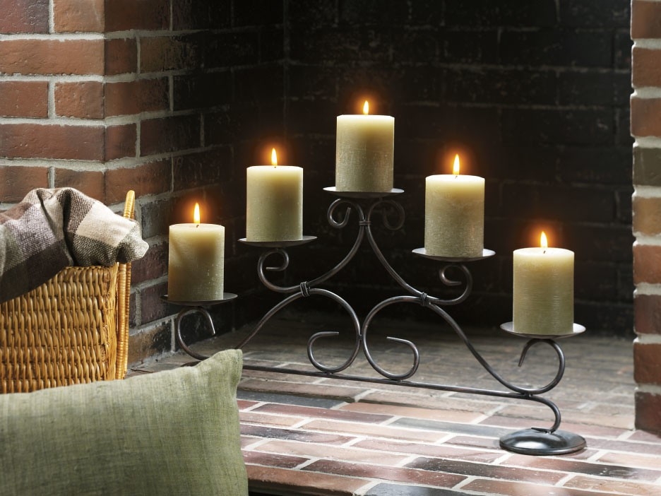stunning yankee candle fireplace pillar holder | warm the hearth for … | flickr candles in fireplace images picture