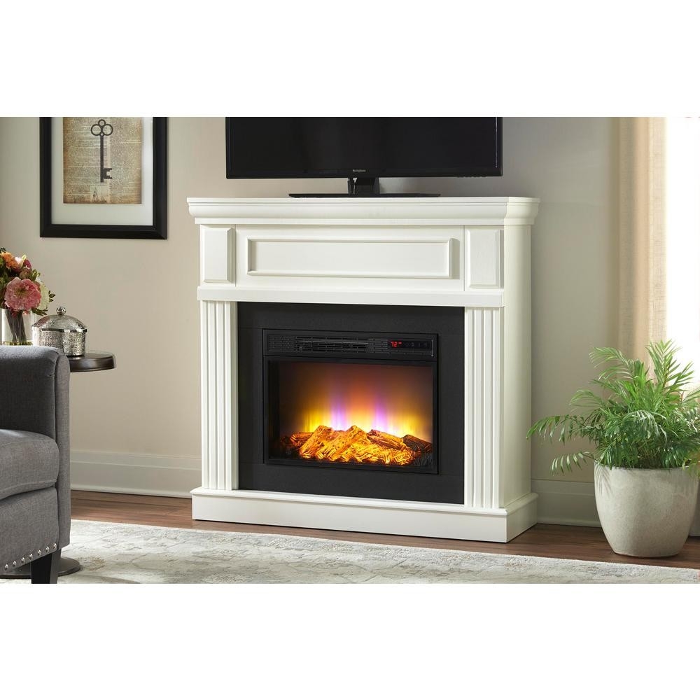 stylish home decorators collection grantley 40 in freestanding electric home depot fireplace doors image