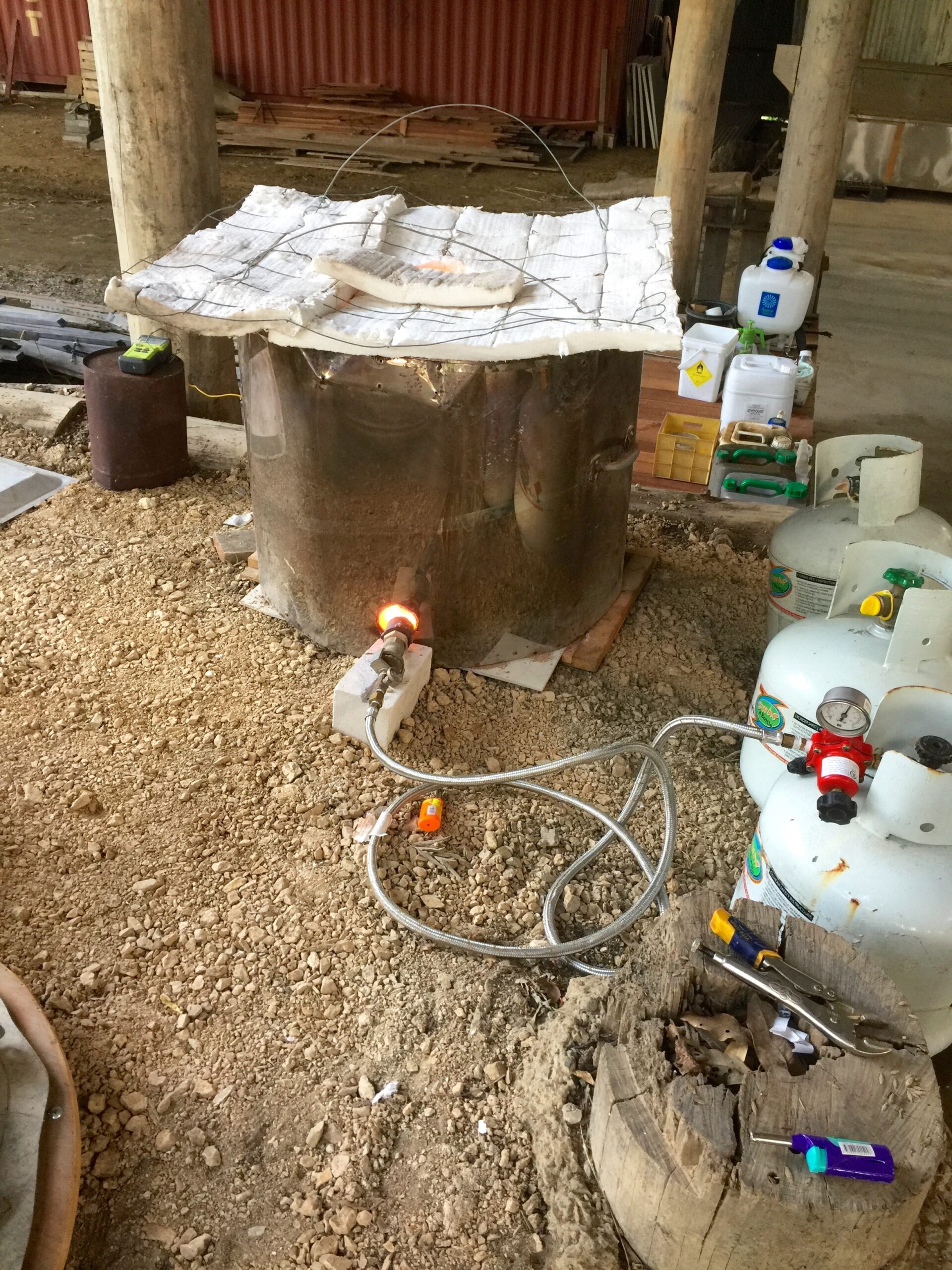 stylish how to make a raku kiln out of an old electric kiln marian williams my gas fireplace keeps going out picture