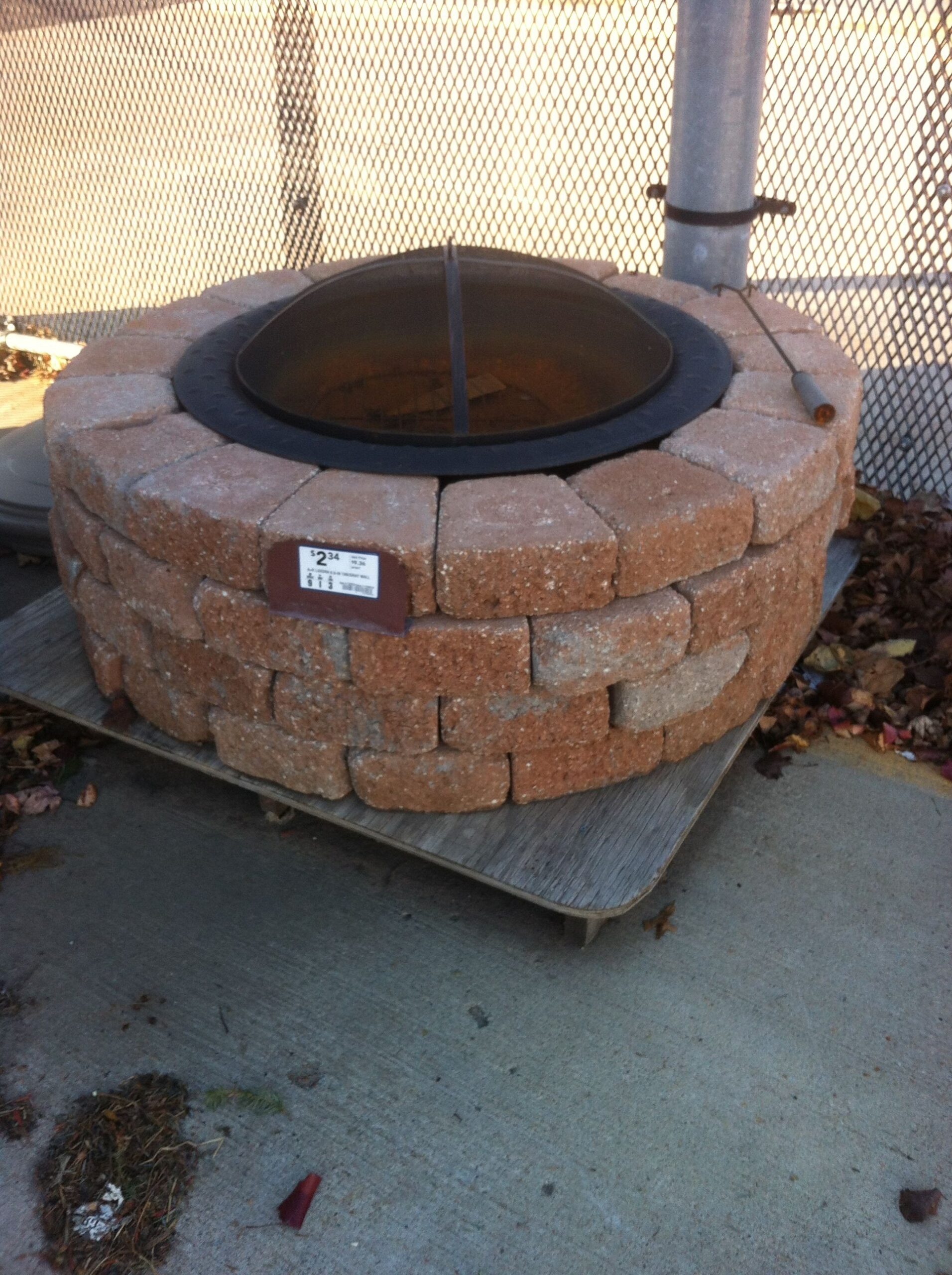 top 10 best outdoor fire pit ideas to diy or buy: lowes outdoor fire pit kit outdoor fireplace kits lowes photo