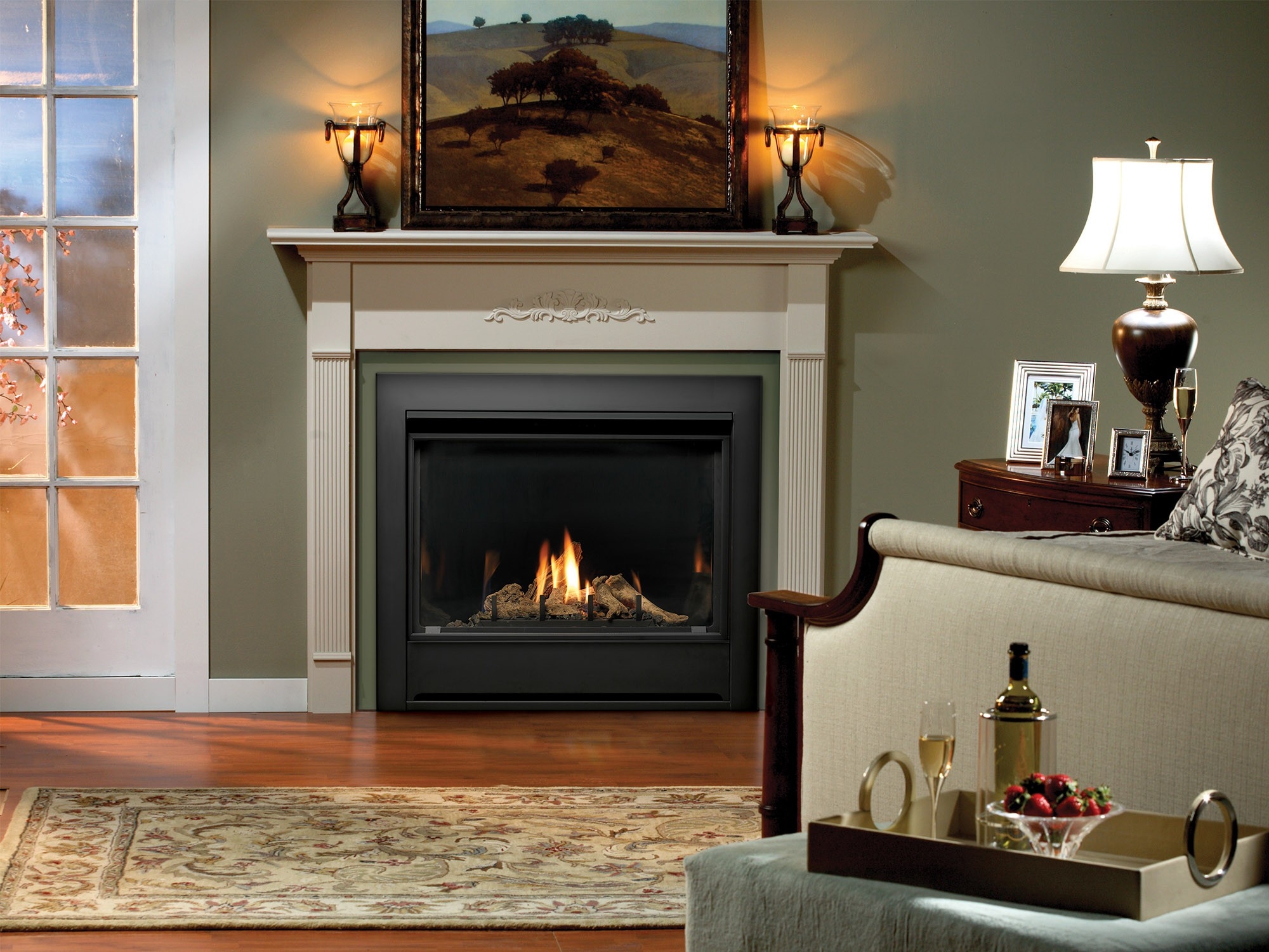 top cove 46" zero clearance gas fireplace (lp millivolt ignition) how to lite a gas fireplace photo