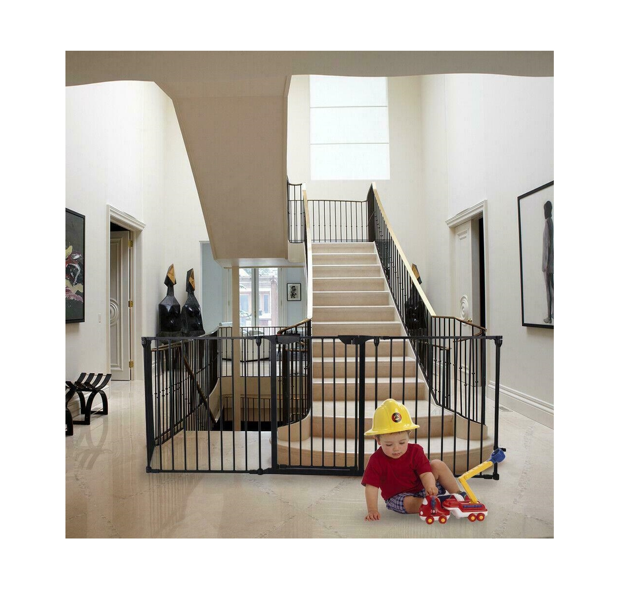 top fireplace fence baby safety fence hearth gate pet cat steel fire gate fireplace gates for babies image