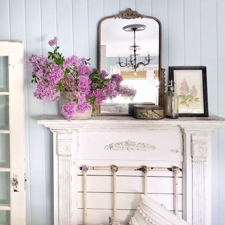 top how to create a layered chippy paint finish | faux fireplace mantels how to make a fake fireplace for christmas image