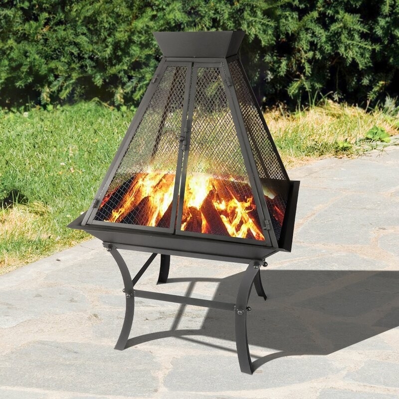 top ma kulagaga mountain steel propane/natural gas fire pit | wayfair how to start a natural gas fireplace pics
