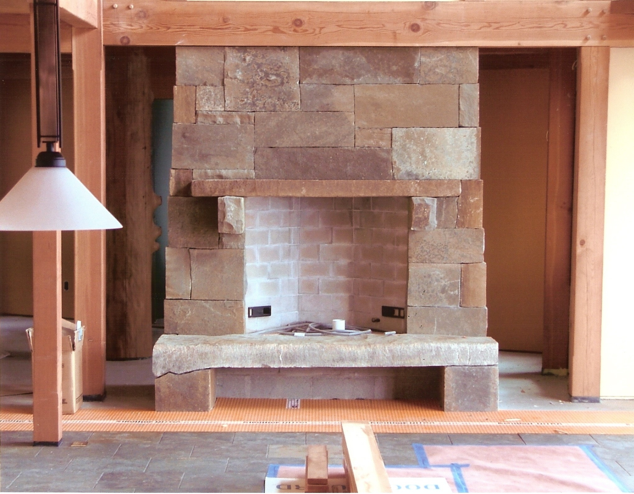 top masonry fireplaces ‹ the kerm swartz co | specialized masonry systems fireplace fire brick repair photo
