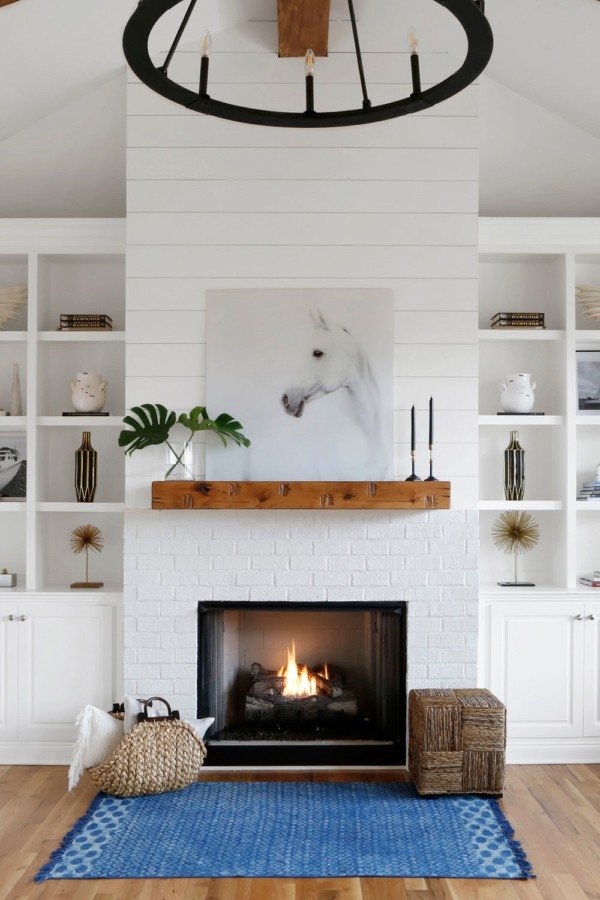 wonderful 42 painted brick fireplace ( gorgeous color ) brick fireplace brick fireplace painted cream pics