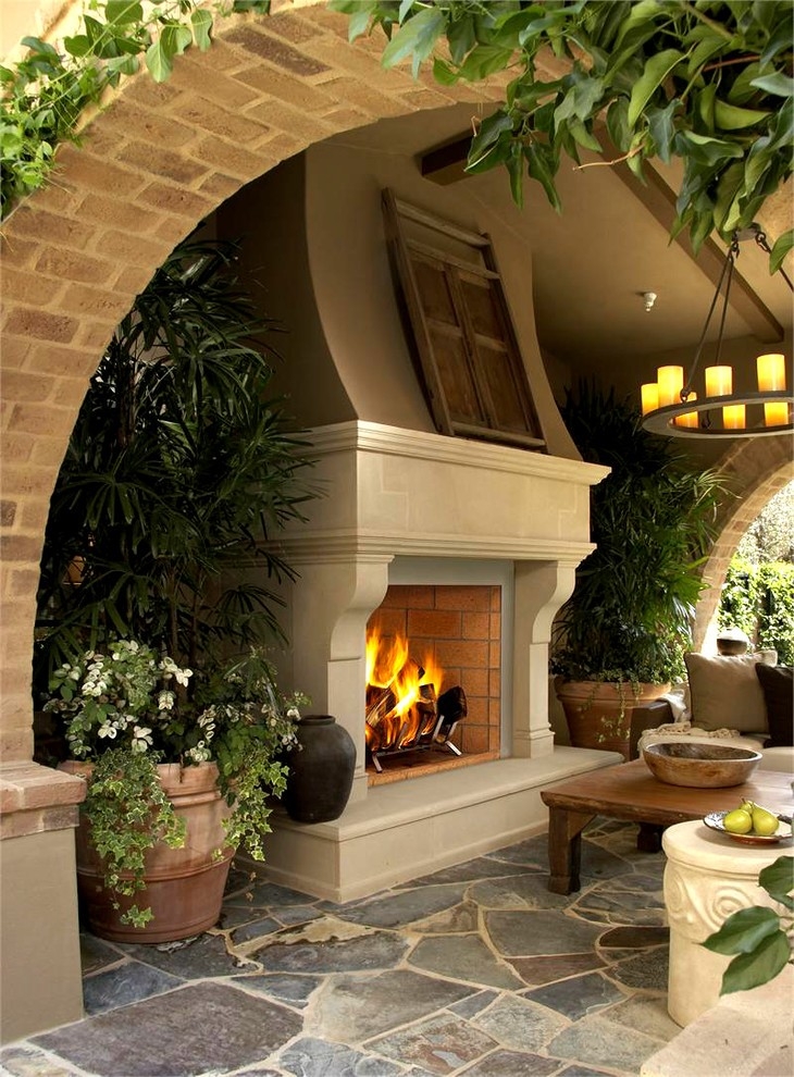 wonderful splashy fireplace mantel kits in exterior traditional with cast stone outdoor gas fireplaces for sale image
